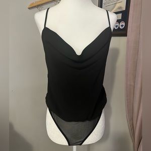 Astro the Label black bodysuit blouse